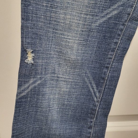 7 For All Mankind Embellished Rhinstone Flare Wide Boot Leg  Jeans  Size 28 - Picture 7 of 9